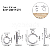 Unicraftale 304 Stainless Steel Toggle Clasps STAS-UN0010-34-2