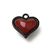 Red and Black Double Screen Alloy Pendants FIND-Z067-01B-08-1