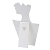 Cardboard Covered with Velvet Necklace & Earring Display Stands ODIS-Q041-04A-02-4