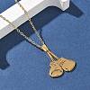 304 Stainless Steel Pendant Necklaces NJEW-Z073-04G-2