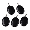 Natural Obsidian Pendants G-T138-207A-1