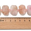 Natural Morganite Beads Strands G-H078-B20-01-5