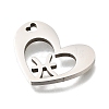 201 Stainless Steel Pendants STAS-A116-01P-12-2