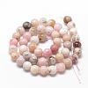 Natural Pink Opal Beads Strands G-R446-10mm-09-2