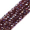 Electroplate Glass Beads Strands LS-EGLA-A044-T3mm-B13-1