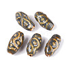 Vintage Handmade Porcelain Beads PORC-Q008-12A-1
