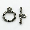 Tibetan Style Alloy Toggle Clasps TIBE-EA9138Y-B-FF-1
