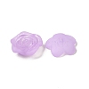 Frosted Transparent Acrylic Beads OACR-U006-03H-2