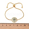 Adjustable Brass Box Chain Bolo Bracelets BJEW-P196-05G-4