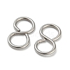 304 Stainless Steel S-Hook Clasps STAS-Z048-05P-2