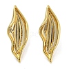 Brass Stud Earrings EJEW-D067-06G-1