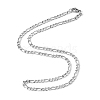 Tarnish Resistant Figaro Chain Necklace for Men NJEW-F027-03-1mm-3