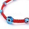 Adjustable Nylon Thread Braided Bead Bracelets BJEW-JB05292-01-3