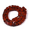 Natural Red Jasper Beads Strands G-T139-8x8-12A-2