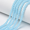 Glass Beads Strands EGLA-A034-J4mm-D04-1