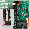 1Pc Black PU Imitation Leather Adjustable Bag Straps AJEW-CL0002-19KCG-5