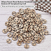 Undyed Wood Connectors Charms WOOD-BC0001-05-4