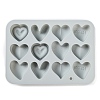 Heart Food Grade Silicone Molds LS-DIY-A051-02C-2