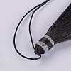 Nylon Thread Tassel Big Pendant Decorations NWIR-K019-A33-2