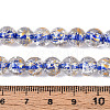 Crackle Transparent Glass Beads Strands X1-GLAA-N030-8mm-01D-4