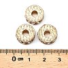 Rack Plating Flat Round Alloy Rhinestone Beads RB-D293-02LG-2