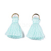 Polycotton(Polyester Cotton) Tassel Pendant Decorations X-FIND-S280-11-1