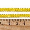 Electroplate Glass Beads Strands GLAA-Q105-02Q-3