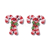 Christmas Style Printed Acrylic Cabochons LS-MACR-O045-01F-2