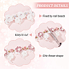 Embroidery Polyester Lace Trim DIY-WH0292-80-4