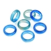 Dyed & Heated Natural Agate Finger Rings for Women RJEW-Z075-02H-1