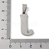 201 Stainless Steel Pendants STAS-Q342-53P-J-3