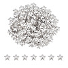 Unicraftale 5-Petal Flower Smooth Surface 304 Stainless Steel Bead Caps STAS-UN0042-48-1