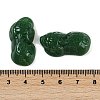 Spray Painted Imitation Jade Glass Beads GLAA-Z007-01G-3