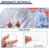 200pcs 316 Surgical Stainless Steel Hoop Earring Findings STAS-HS0001-26A-4