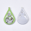 Acrylic Pendants X-OACR-S035-16B-3