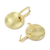 Flat Round Brass Hoop Earrings for Women EJEW-Q389-08G-2