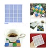DIY Mosaic Effect Square Cup Mat Silicone Molds DIY-A034-24-1
