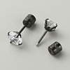 Cubic Zirconia Diamond Stud Earrings EJEW-TAC0015-20B-06-2