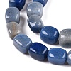 Natural Blue Aventurine Beads Strands G-T138-102-3