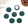 Half-Round Shape Woolen Fabric Cabochons PW-WG8053D-05-1