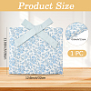 Flower Print Cloth Packing Pouches with Straps ABAG-WH20010-40A-2