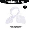 Detachable Satin Lady's Scarf AJEW-WH20072-79C-2