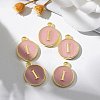 Golden Plated Alloy Enamel Charms X-ENAM-S118-07I-5