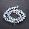 Synthetical Moonstone Round Beads Strands G-M049-8mm-02J-2