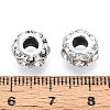 Alloy Rhinestone European Beads FIND-N009-03P-3