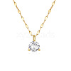 Luxurious Elegant 925 Sterling Silver Cubic Zirconia Pendant Necklaces GG6208-1-1