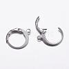 304 Stainless Steel Hoop Earrings STAS-K146-038-14.5mm-1