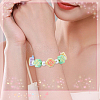100Pcs Electroplated Opaque Resin Beads RESI-SP0001-59C-5