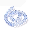 Round Handmade Clear Lampwork Beads Strands LAMP-G150-02B-3