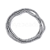 Electroplated Non-magnetic Hematite Beads Strands G-P571-A01-01D-2